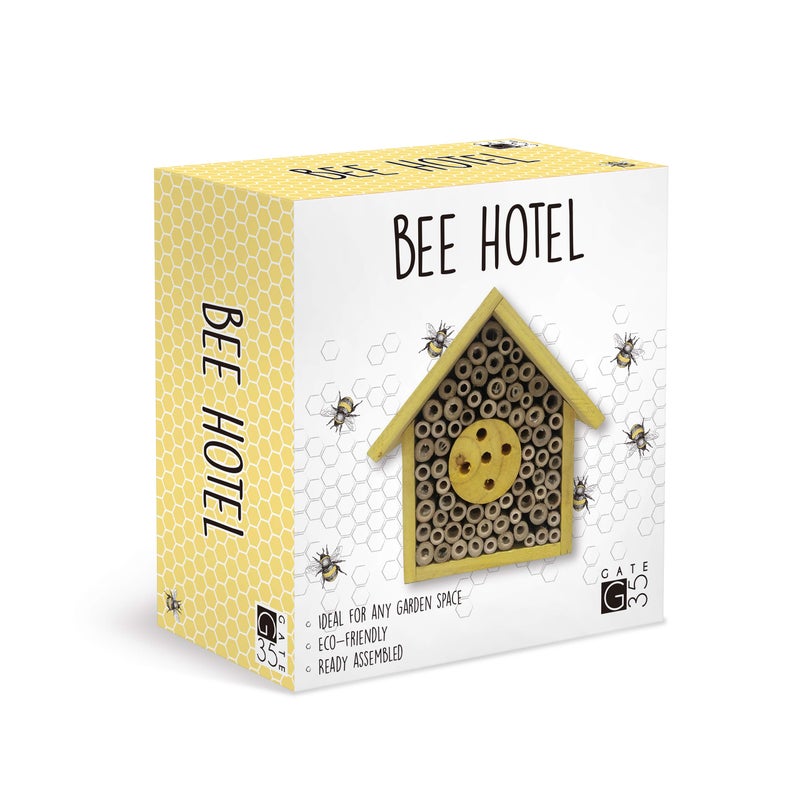 Gate 35 Eco-Friendly Bee House Hotel - Insect Nest Box for Gardens and Yards - Image 1
